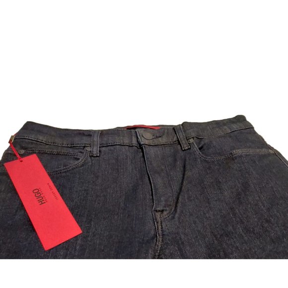 Hugo Boss 50415321 Dark Blue Slim Fit Men Size 30/34 Jeans - Picture 7 of 10